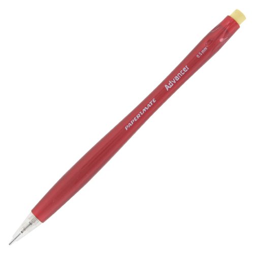 Paper Mate Advancer Mechanical Pencils, 0.5 Mm, Red Barrel, Dozen