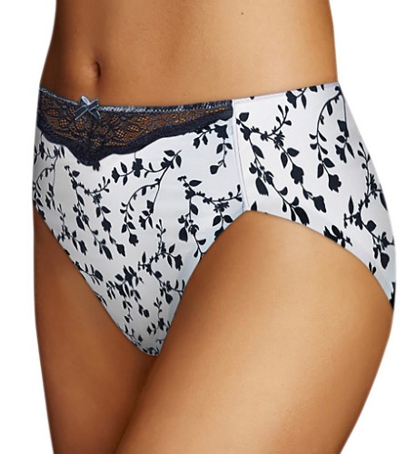 Maidenform Comfort Devotion High Leg Brief Floral Delight 7 Women's