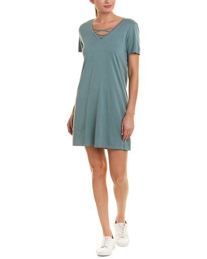 Michael Stars Faux Lace-up T-Shirt