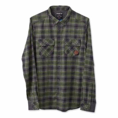 KAVU Men's Everyday T's Buffaroni Shirt - Men's Willow XL 51058154 Model: 5105-815-4