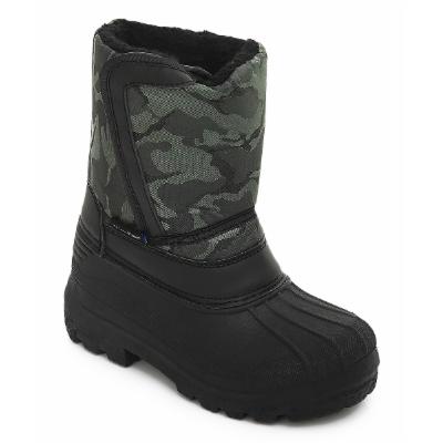 Storm Kidz  Cold Weather Boots Green - Green Camouflage Snow Boot - Kids
