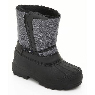 Storm Kidz  Cold Weather Boots Charcoal - Charcoal Snow Boot - Kids