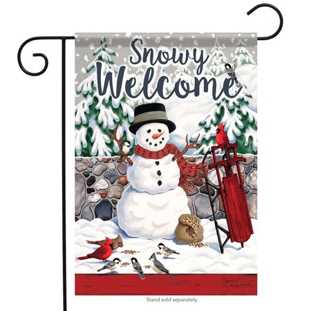 Carson Garden Flag - Stonewall Snowman