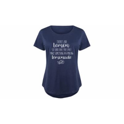 Women's This Is Us Family Tees Sizes S-4X Plus 3X (22-24) Navy-No Lemon So Sour