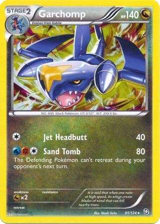 Pokemon Black & White Promo Single Card Rare Holo Garchomp #91