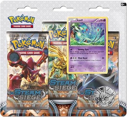 Pokemon TCG - XY Steam Siege 3-Booster Blister - Azelf Promo