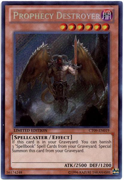 YuGiOh Holiday Tin Promo Prophecy Destroyer CT09-EN019
