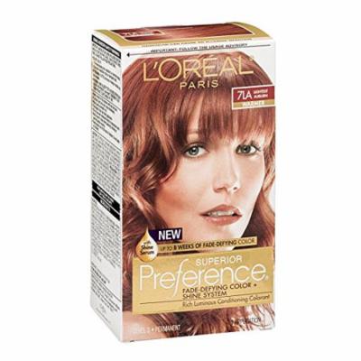 L'Oreal Paris Superior Preference Permanent Hair Color, Lightest Auburn 7LA 1.0 Ea(pack of 1)