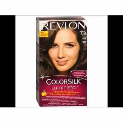 Revlon ColorSilk Luminista Vibrant Color for Dark Hair, Medium Brown 115 1.0 Application(pack of 6)