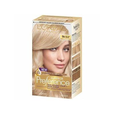L'Oreal Paris Superior Preference Permanent Hair Color, Light Ash Blonde 9A 1.0 Ea(pack of 1)