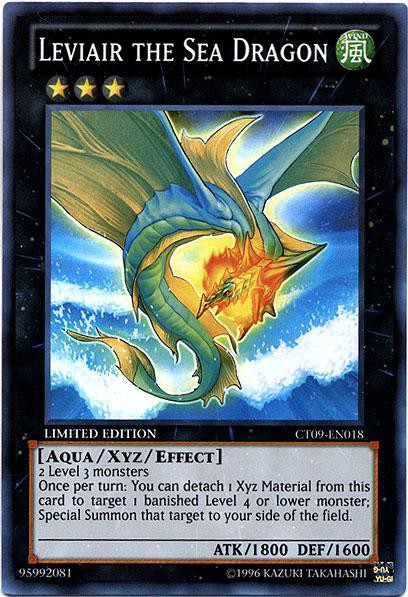 YuGiOh Holiday Tin Promo Leviair the Sea Dragon CT09-EN018