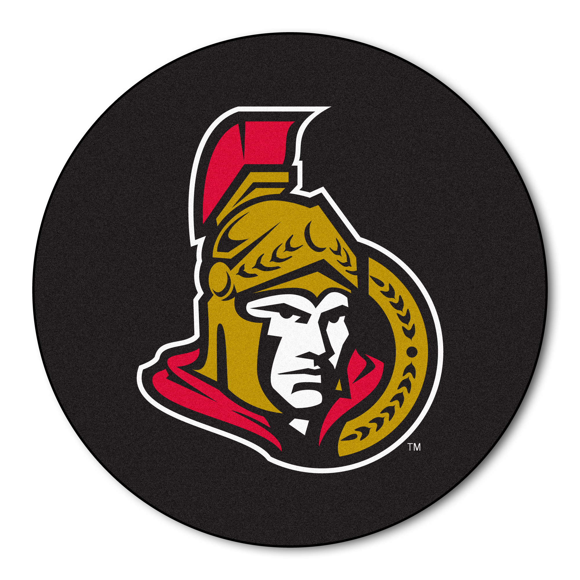 Fan Mats Nhl Ottawa Senators Hockey Puck Rug