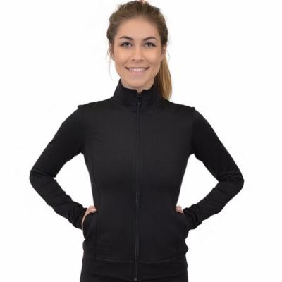 Personalizable and Customizable Women's PERFORMANCE Cadet Warmup Jacket - Rhinestone ($10) / None / Large (8-10)