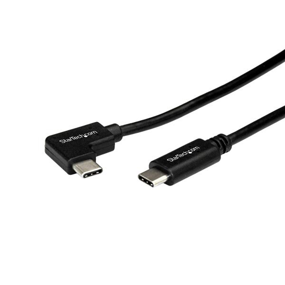 Right-Angle USB-C Cable - M/M - 1 M (3 Ft.) - USB 2.0