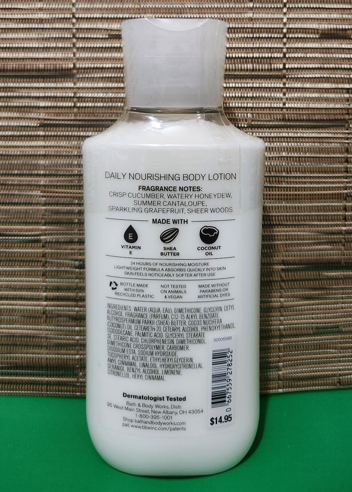 Bath & Body Works CUCUMBER MELON (7668) Ultimate Hydration Body Cream 8oz thumbnail