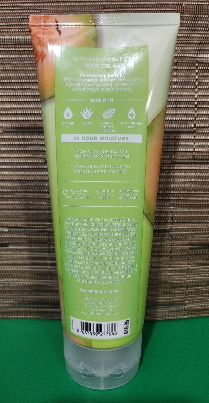 Bath & Body Works CUCUMBER MELON (7668) Ultimate Hydration Body Cream 8oz thumbnail