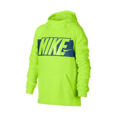 Boy's Nike Dry Logo Hoodie, Size M (10-12) - Yellow