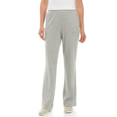 Kim Rogers Hthr Grey Petite Long Promo Pants
