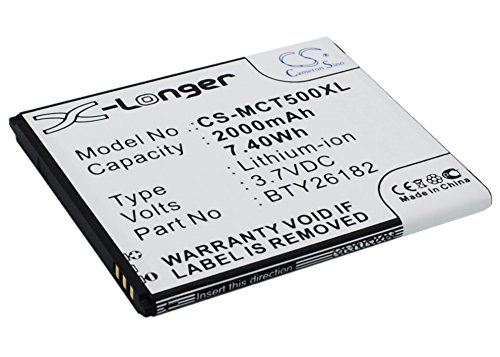 2000mAh Battery for MOBISTEL Cynus T5 MT-9201b MT-9201S MT-9201w