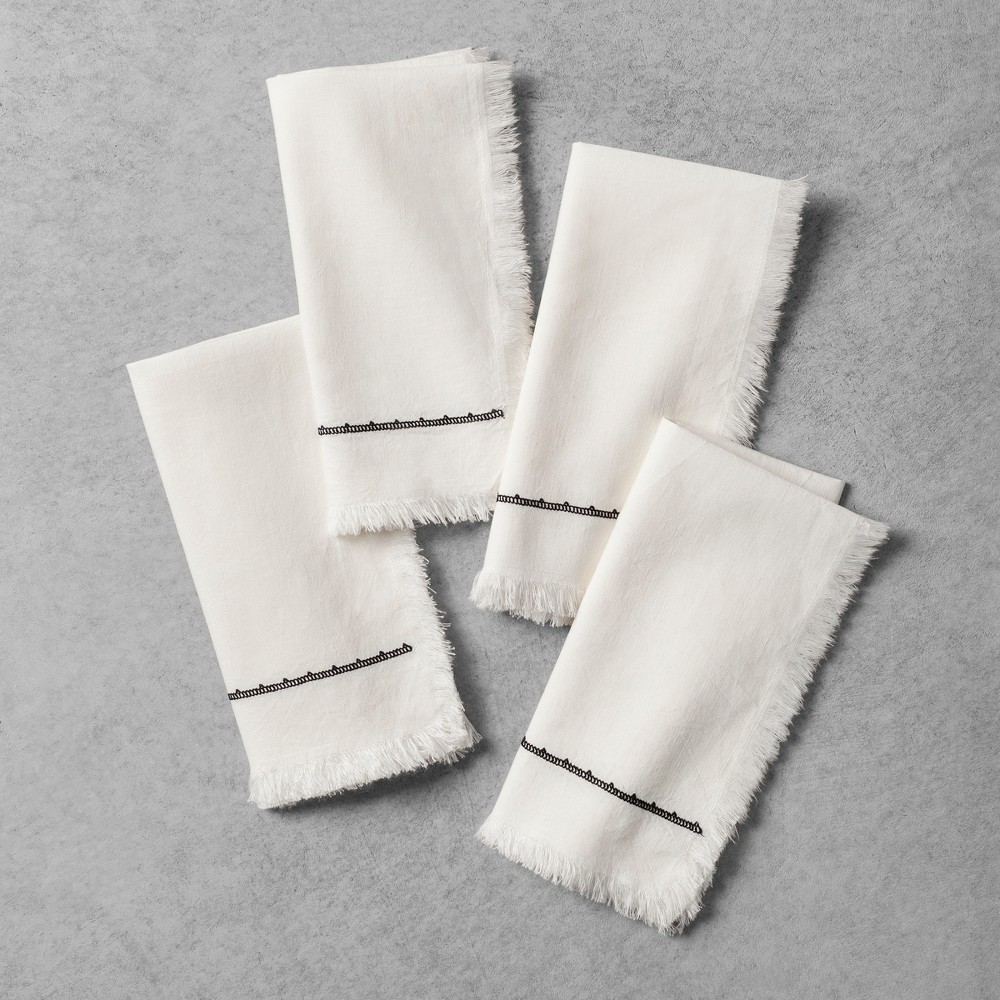 Napkin Sour Cream - Hearth & Hand with Magnolia, White