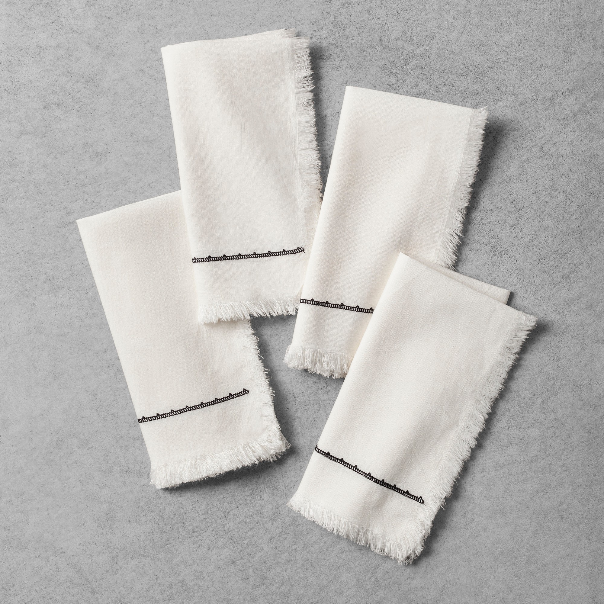 Napkin Sour Cream - Hearth & Hand with Magnolia, White thumbnail