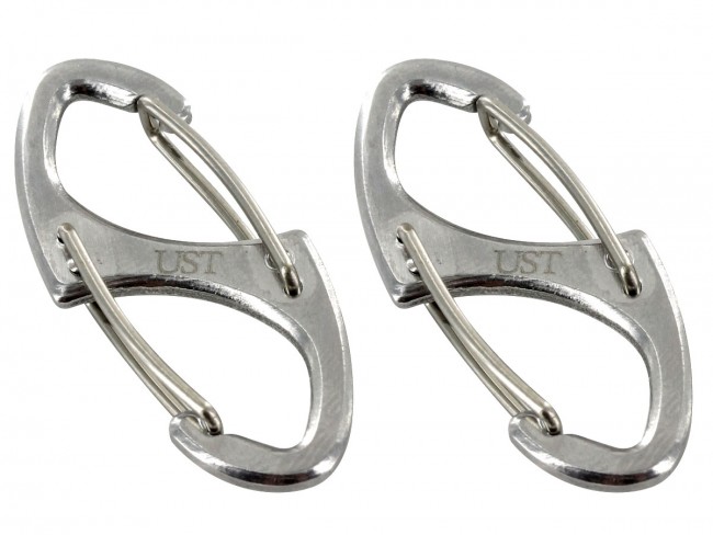 UST Dual Carabiner 0.5 - Set of 2 - Silver