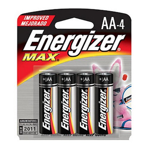 Energizer E91BP-4 Flashlight Battery / Batteries - Alkaline AA-Cell Eveready Set of 1