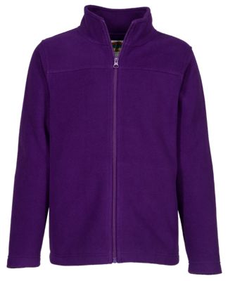 Bass Pro Shops $10 Fleece Promo Full-Zip Jacket for Kids - Acai Purple - XS