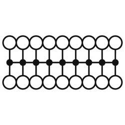 Phoenix Contact Distribution Block, 18 Way, 500 V, 24A, Grey