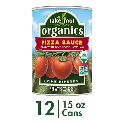 Take Root Organics Canned Organic Pizza Sauce, 15 Oz Can (Pack of 12 Cans) thumbnail