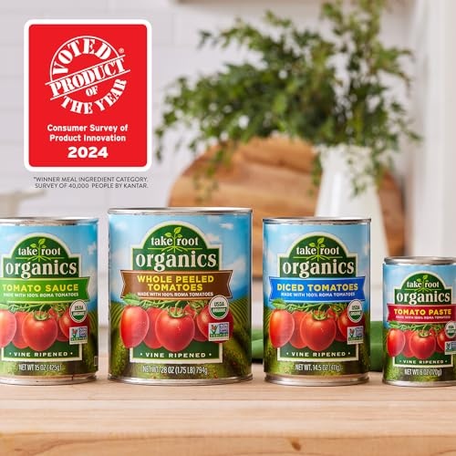 Take Root Organics Canned Organic Pizza Sauce, 15 Oz Can (Pack of 12 Cans) thumbnail