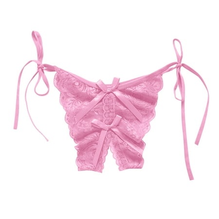 Kcodviy Women Low Waist Large Size Lace Banding Underwear Barely There Bras for Women 4742 Cat Underwear Ladies Cotton Underwear Panties Womens Blouse