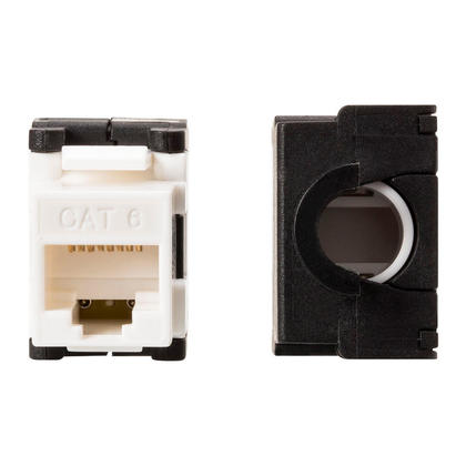 Cat6 Rj 45 Toolless Snap Back 180 D Key