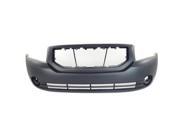CALIBER 07-12 FRONT BUMPER COVER, Primed, W/ Fog Light Holes, Exc. SRT-4 Model