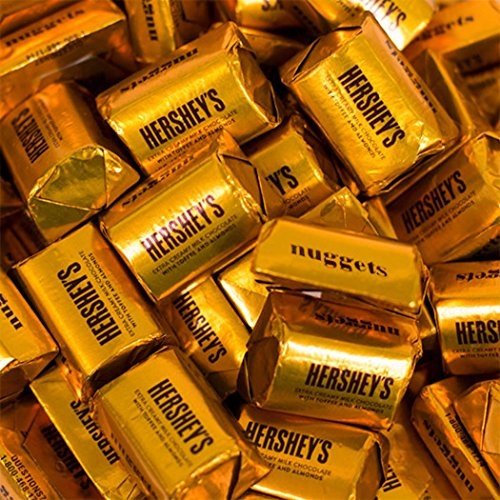 Hershey's Nuggets with Toffee, Almonds Extra Creamy Milk Chocolate 2 Pounds