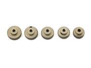 RDGRP-0049 Ruddog 5-Pack 64P Aluminum Pinion Gear Even Pack (32,34,36,38,40T)