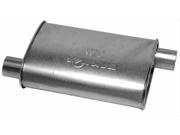 Walker Exhaust Muffler Super Turbo 3 Inlet/3 Outlet Steel Aluminized Each 17743