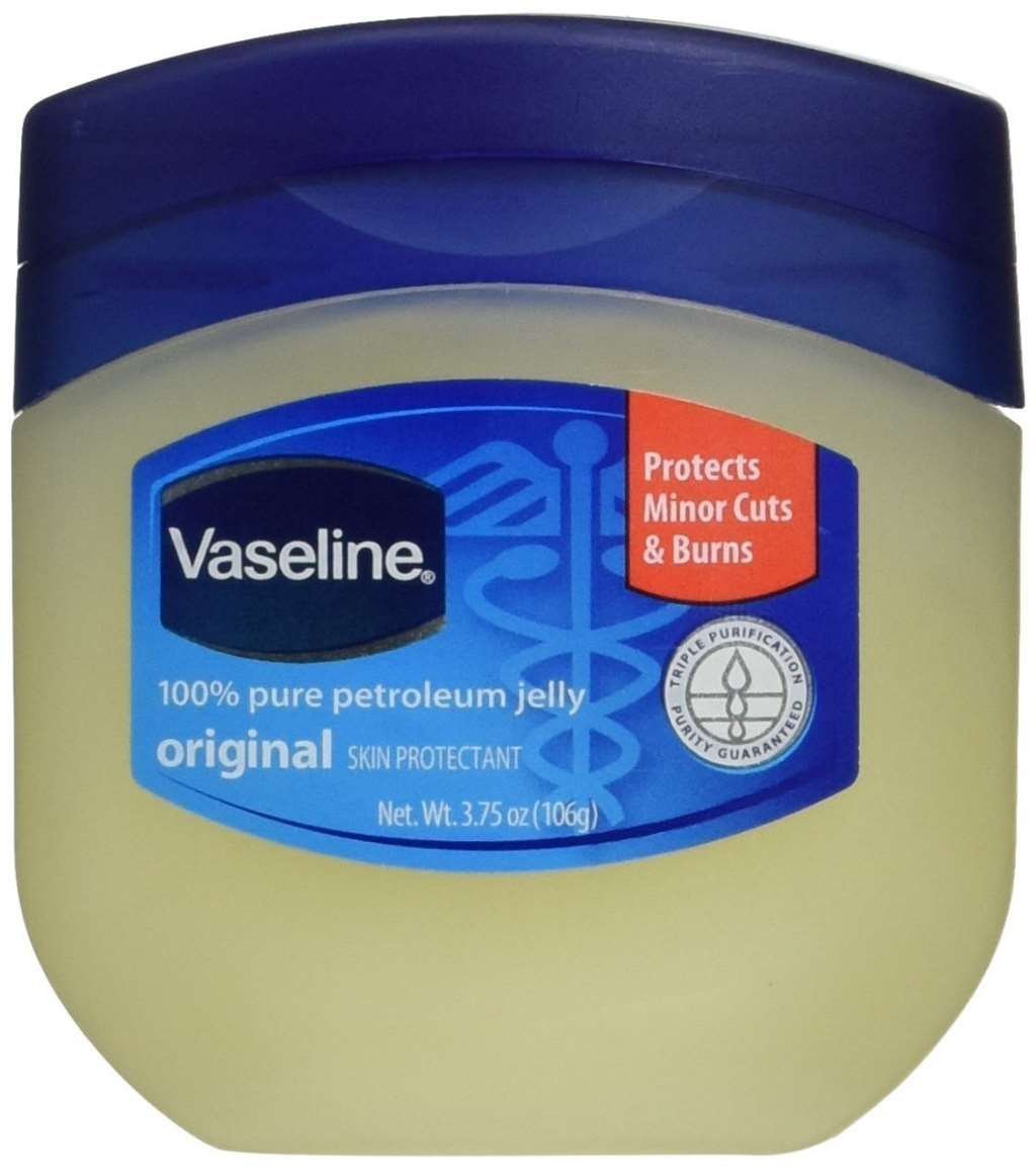 Vaseline 100% Pure Petroleum Jelly Original Skin Protectant  3.75Oz  5-Pack