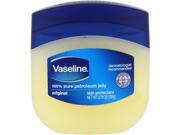 Vaseline 100% Pure Petroleum Jelly Skin Protectant, Original 3.75 Oz (Pack of 8)