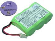Vintrons (TM) Bundle - 600mAh Replacement Battery for AUDIOLINE 970G, 1455, + Vintrons Coaster
