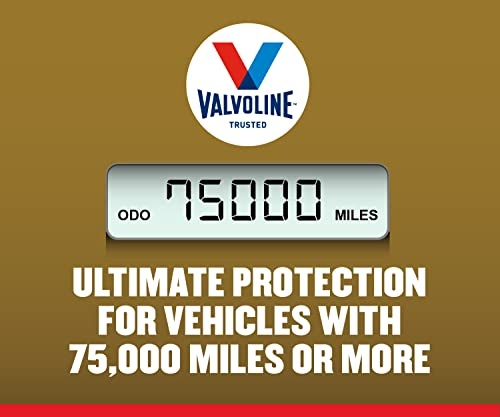 Valvoline Extended Protection High Mileage with Ultra MaxLife Technology 0W-20 Full Synthetic Motor Oil 1 QT, Case of 6 thumbnail