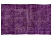 Bespoky Vintage Handwoven Kilim Rug Fuchsia Medium Size 5'3'' X 8'8'' Ft