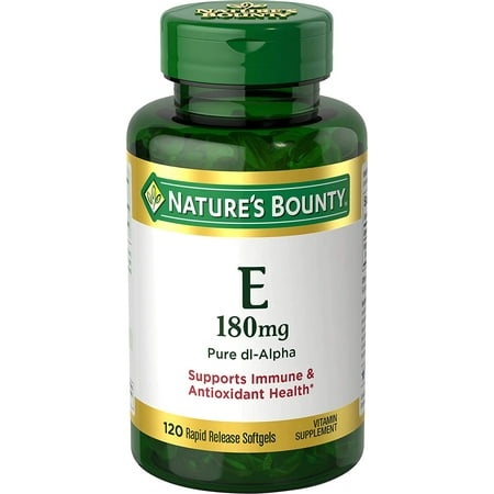 Nature S Bounty Vitamin E Pills and Supplement Softgels  Supports Antioxidant Health  400iu  Multi  180 Mg  120 Count (Pack of 1)