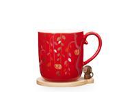 Starbucks Lunar Year Collection Monkey Mug and Coaster Set, 12 Fl Oz 2016