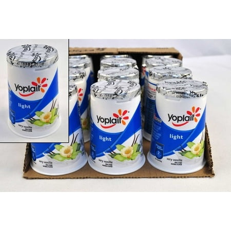 Yoplait Light Very Vanilla Yogurt  6 Ounce -- 12 per Case.