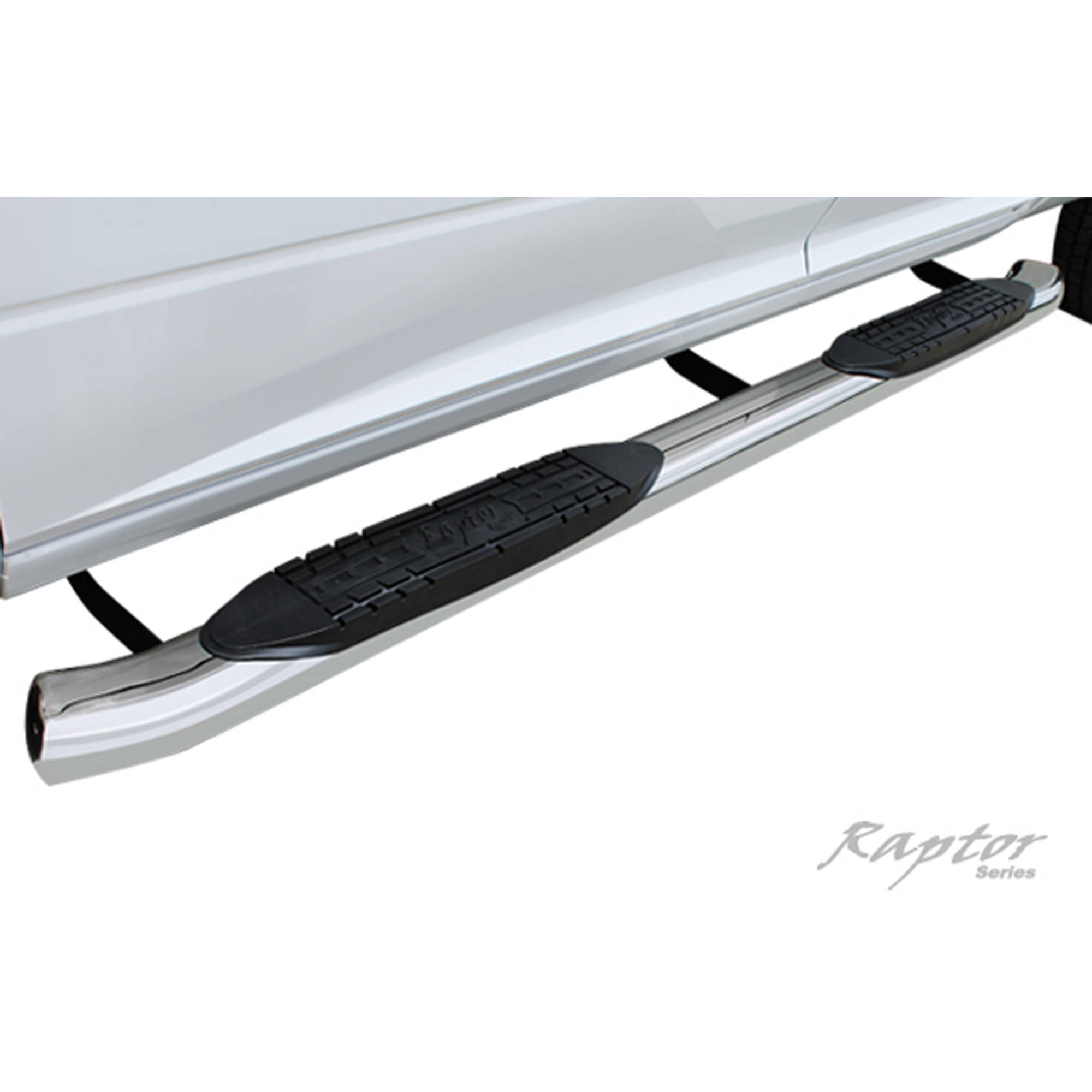 Raptor Series 10-15 Dodge Ram 2500/3500 Mega Cab 4  OE Style Curved Oval Steps  Stainless Steel