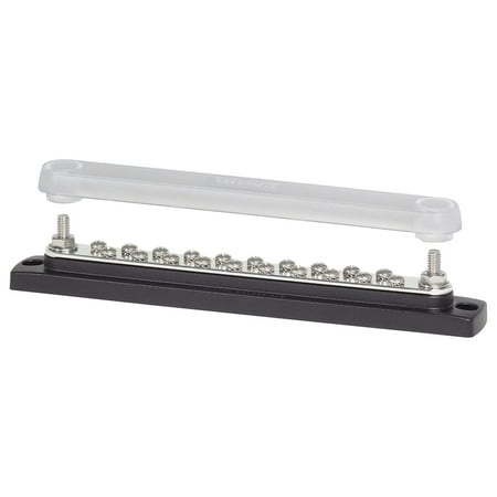 PaFagwy Blue Sea 2312  150 Ampere Common Busbar 20 X 8-32 Screw Terminal with Cover