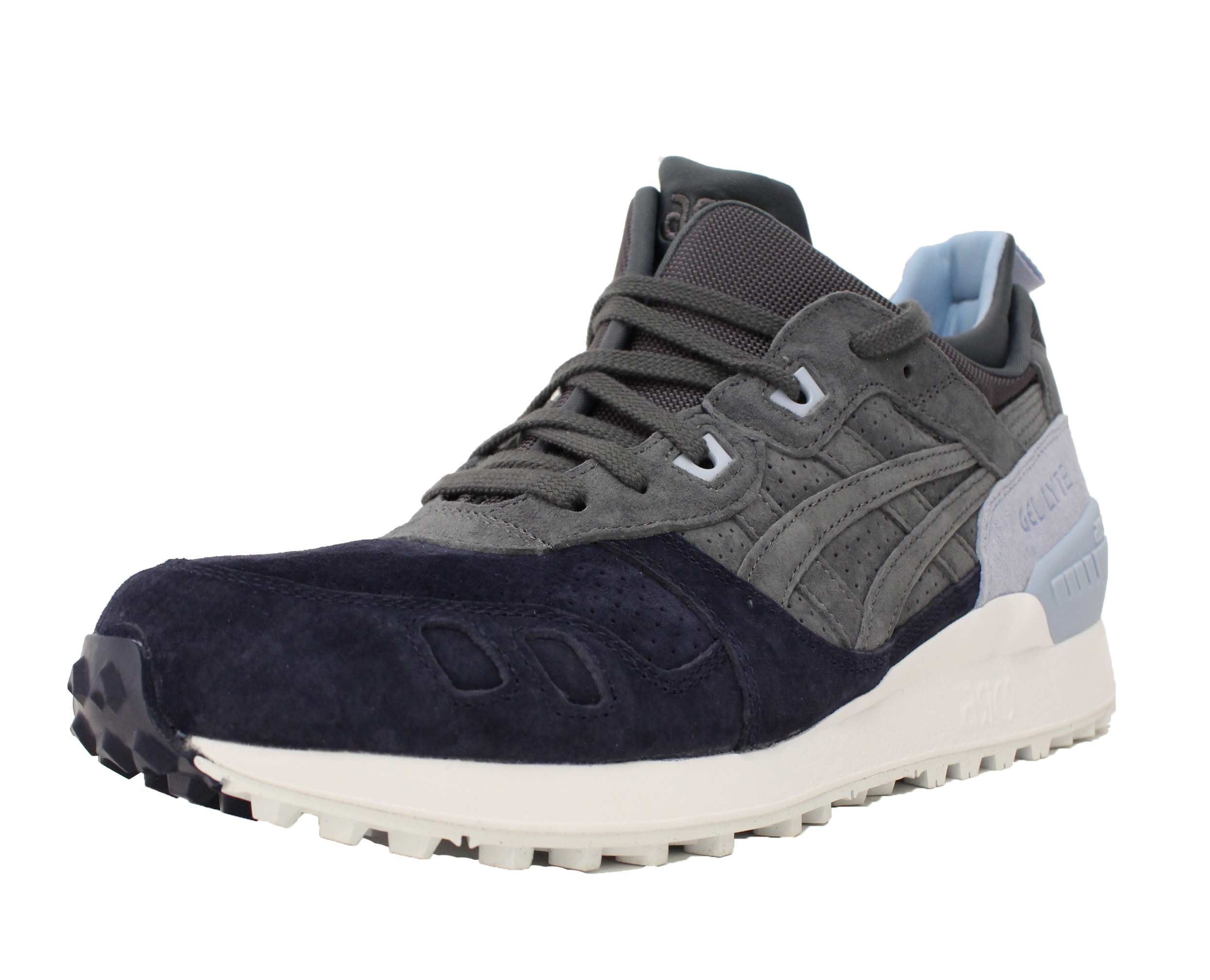 Asics Gel Lyte Mt Sz 9 Carbon Light Grey Navy Blue Trail Running Hl7z1 9797