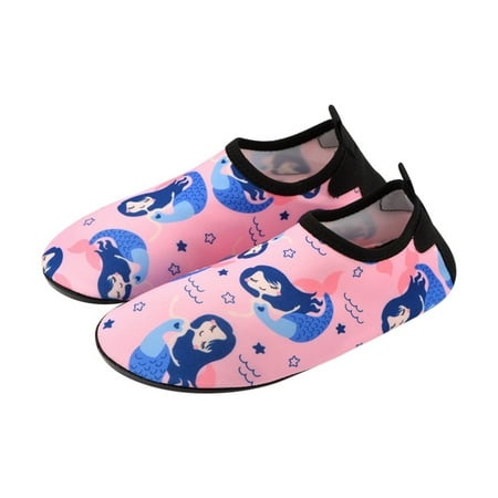 Water Shoes for Kids Girls Boys Toddler Kids Swim Water Shoes Quick Dry Non-Slip Water Skin Barefoot Sports Shoes Aqua Socks for Beach Outdoor Sports