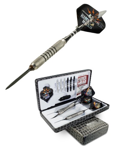 3252 32 G Hammer Head Heavy Weight Coarse Knurl Dart - 90 Percent Tungsten